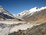 06 Dhaulagiri V, Dhaulagiri III, Dhaulagiri II, Chhonbardan Glacier From Between Dhaulagiri Base Camp And Glacier Camp Around Dhaulagiri